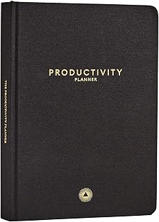 Intelligent Change Productivity Planner (Undated 3 Months) - Daily Journal for Focus and Time Management - Project Organizer with Inspirational Quotes for Motivation - Minimalist Black Notebook